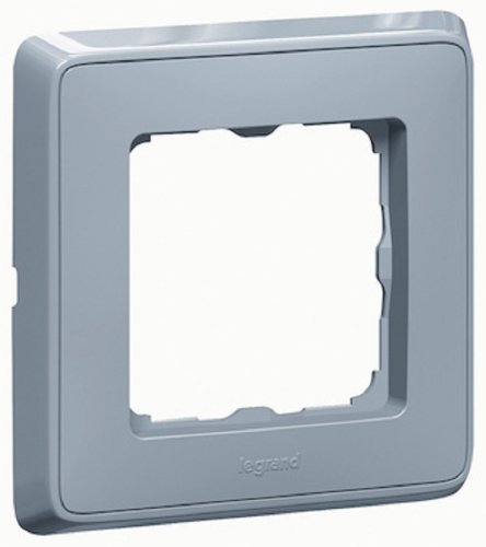 Рамка горизонтальная Legrand Cariva 1-м. жемчужно-серый картинка